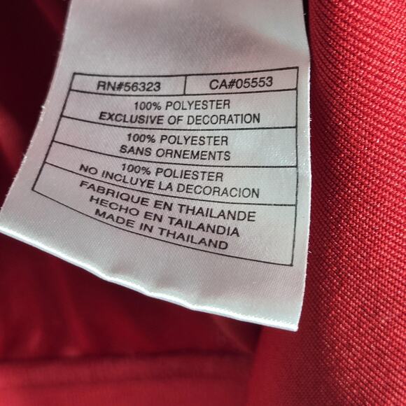 Nike Sportswear Track Jacket Mens XL Red Black Full Zip Urban Streetwear Swoosh - Picture 12 of 15